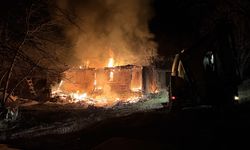 Karanlığı Alevler Aydınlattı: Ev ve Depo Kül Oldu