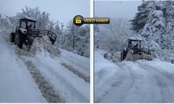 İnebolu’da Kardan Kapanan Köy Yolları İmece Usulü Açıldı