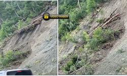 Kastamonu’da Heyelan Saniye Saniye Görüntülendi!
