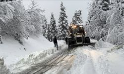 Kastamonu'da 386 köy yolu kapalıydı, sayı 13'e düştü