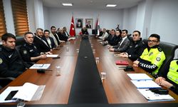 Kastamonu'da suçla mücadele ve trafik tedbirleri masaya yatırıldı