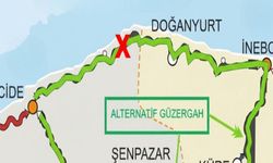 Kastamonu’nun ilçe yolunda heyelan: Ulaşım geçici olarak kapatıldı