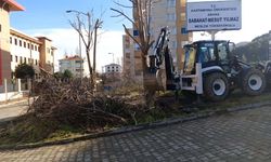 Kastamonu'nun ilçesinde ekipler sahada çalışma yaptı