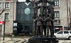 Kastamonu'nun ilçesine 'Heyamola' heykeli konuldu