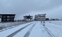 Kastamonu'nun yüksek kesimlerinde kar yağışı etkisini artırdı