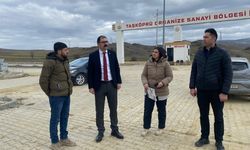 Taşköprü OSB’de çevre düzeni çalışması sürüyor: Kaymakam Demirdağ sahada bilgi aldı