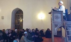 Taşköprü’de Miraç Kandili’nde eller duaya kalktı