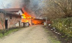 Ahşap Ev Alevlere Teslim Oldu: Yaşlı Çift Son Anda Kurtarıldı