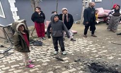 Ev Yangını Korku Dolu Anlar Yaşattı