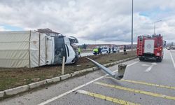 Hayvan Taşıyan Kamyonet Kaza Yaptı: 3 Kişi Yaralandı