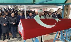 Kalbine yenik düşen polis memuruna memleketinde hüzünlü veda