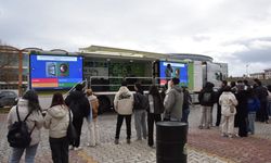 Kastamonu Üniversitesi'nde çevre tırı ilgi odağı oldu