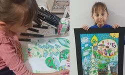 Kastamonulu Güneş Türkiye birincisi oldu: Resmiyle farkındalık çizdi