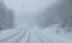 Kastamonu'nun ilçesinde kar yağışı etkisini sürdürüyor