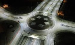 Kastamonu'nun ilçesindeki kavşak aydınlatıldı