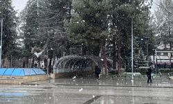 Meteoroloji uyarmıştı, Taşköprü’de kar etkisini gösterdi