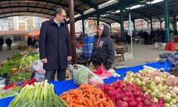Taşköprü Kaymakamı Demirdağ pazarda: Talepler tek tek not alındı
