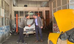 Taşköprü Sanayi Sitesi'ni ziyaret etti: Esnafın talep ve önerilerini dinledi