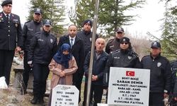 Taşköprü’de şehit bekçi kabri başında anıldı