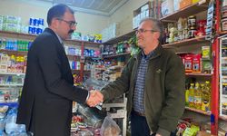 Taşköprü'de esnaf ve vatandaşlarla sohbet etti: Taleplerini dinledi