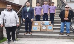Taşköprü’de öğrencilerden örnek davranış: Harçlıklar erzak kolisi oldu