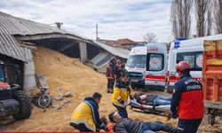 Feci olay: Buğday deposu çöktü