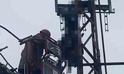 Elektrik direğine çıkan şahıs akıma kapılarak öldü!
