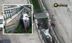 Kastamonu plakalı otomobil dereye uçtu: 265 bin lira ceza!