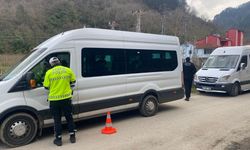 Doğanyurt’ta öğrenci servislerine denetim