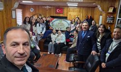 Erasmus öğrencilerinden belediye başkanına ziyaret