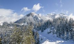 Kastamonu'da Dağlar Karla Kaplandı: Dronla Muhteşem Görüntüler Ortaya Çıktı