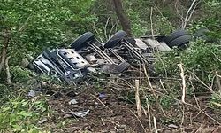 Kastamonu’da yürekler ağza geldi: Beton mikseri şarampole uçtu!