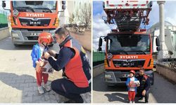 Kastamonu İtfaiyesinden minik gönüllüye unutulmaz sürpriz