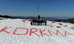 Kastamonu'da İstiklal Marşı'nın ilk kelimesi kara nakşedildi