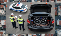 Kastamonu'da ses sistemi bulunan araçlar trafikten men edildi