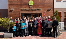 Kastamonu'da sporcular ilçe belediye başkanını ziyaret etti