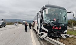 Kastamonu'dan İstanbul'a giden otobüse tır çarptı! Şoförün manevrası faciayı önledi: O anlar kamerada!