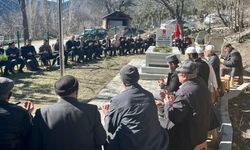 Kastamonu'nun ilçesinde şehadetinin yıl dönümünde kabri başında anıldı