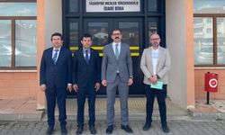 Kaymakam Demirdağ’dan Taşköprü MYO Müdürü’ne hayırlı olsun ziyareti