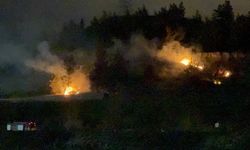 Komşuda korkutan saatler: Ormanlık alanda alevler yükseldi