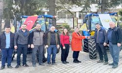 Kastamonu’da iki çiftçiye sıfır traktör