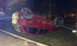 Otomobil takla attı: Feci kazada 1 kişi yaralandı