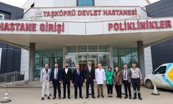 Görev başındaki kahramanlara ziyaret: Taşköprü’de bayramlaşma programı düzenlendi