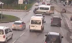 Trafik kazaları KGYS kameralarına yansıdı