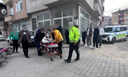 Taşköprü’de motosiklet ile polis aracı çarpıştı: 1 yaralı