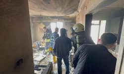 5’inci kattaki dairede patlama: 1 kişi ağır yaralandı