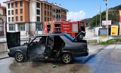 Kastamonu’da benzinlik önünde korku dolu anlar: Faciadan dönüldü!
