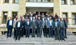 Taşköprü’den Muhtarlar ve Meclis Üyeleri, Ünlü'yü tebrik etti