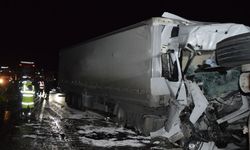 İki tır birbirine girdi: Feci kazada 1’i çocuk 3 kişi yaralandı