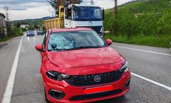 Karşıya geçmek isteyen yaya ağır yaralandı